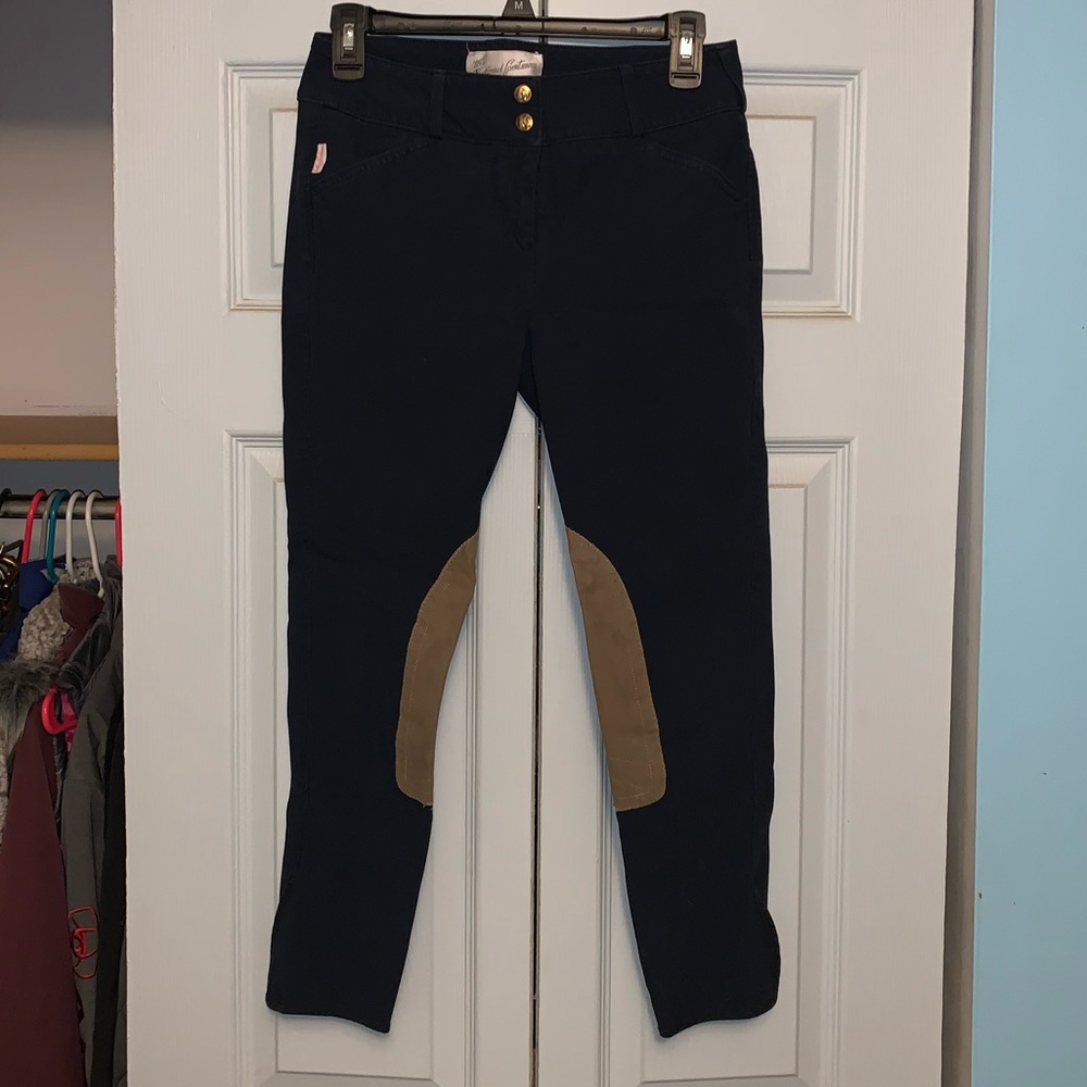 Navy Tailored Sportsman Breeches 28R